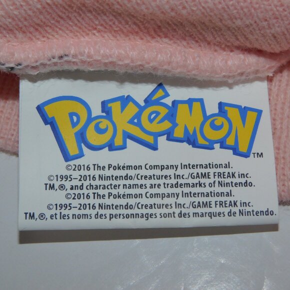 Pokemon Jigglypuff Adult Unisex OS Pink Beanie Toque Winter Hat Bioworld 2016 - Picture 6 of 9